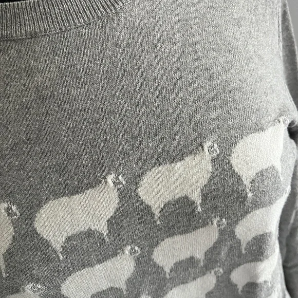 Cotton/Cashmere Black Sheep Sweater - Picture 3 of 5
